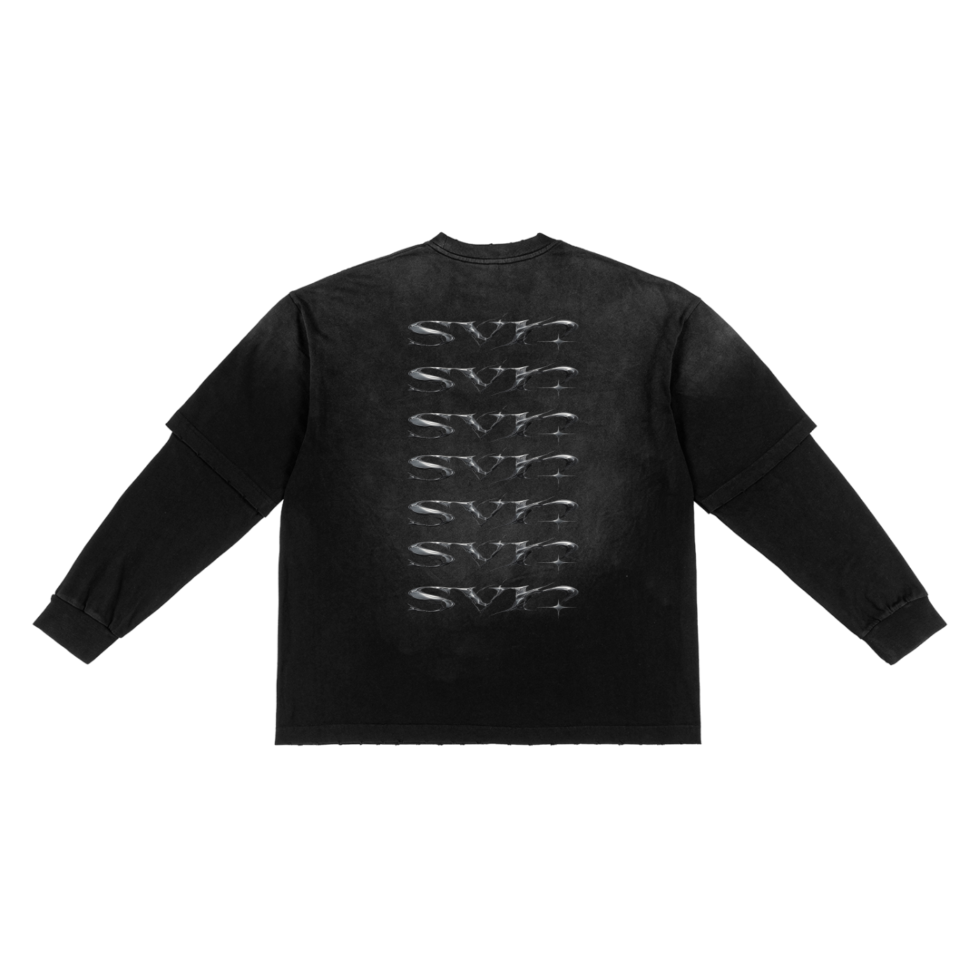 Sunfade Hand-Frayed Faux T-Shirt