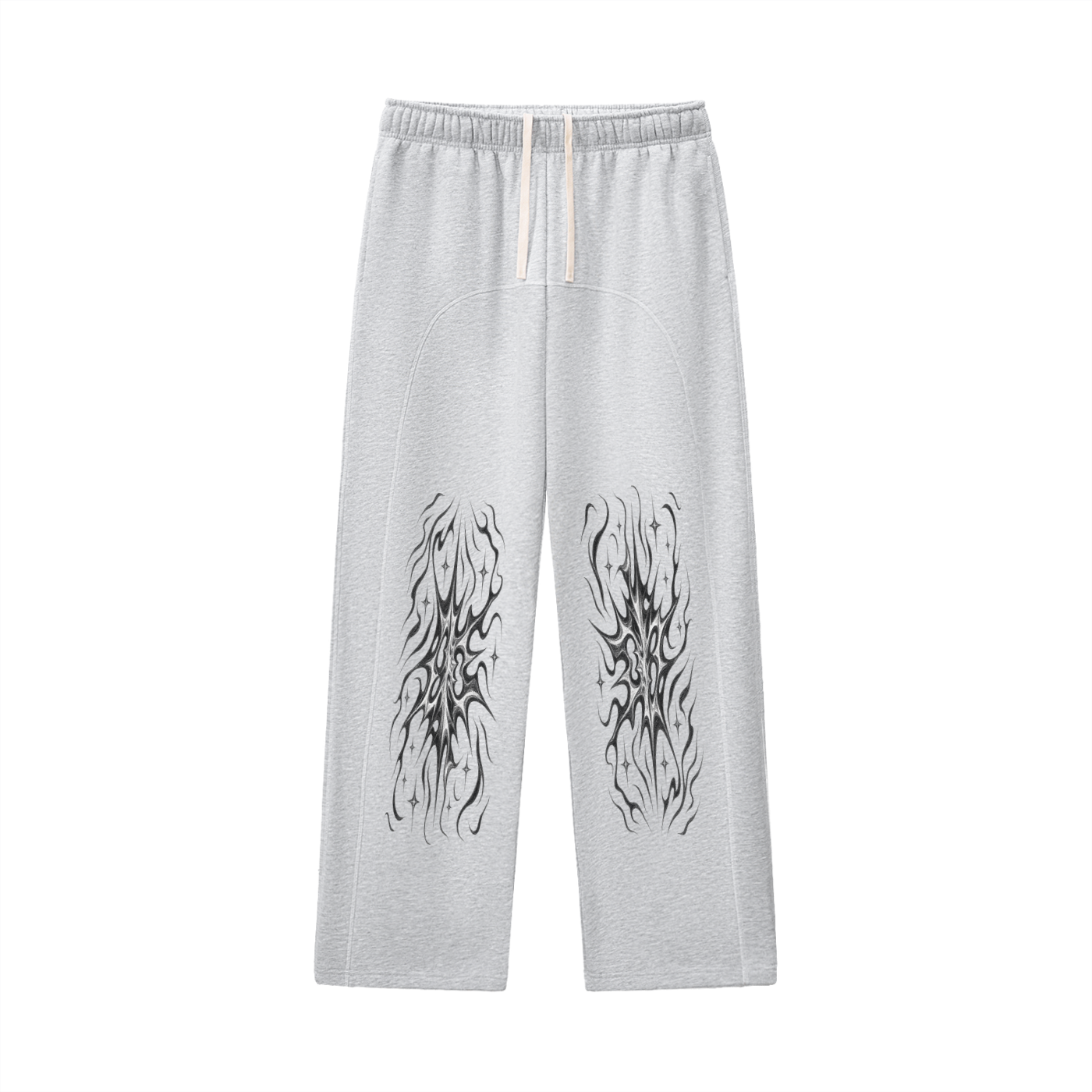 Contrast-Stitched Fleece Sweatpants